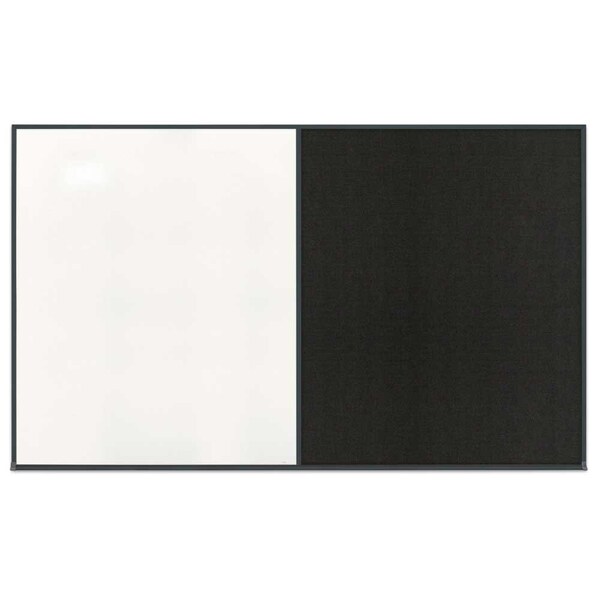 Single Door Radius Corkboard, 24"x36", Hea, UV7011RC-SATIN-CLOUD